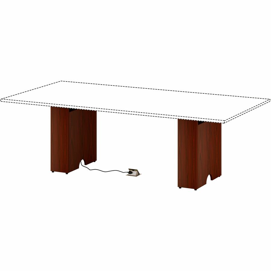 Lorell Essentials Modular Conference Tables - 28.5" Height x 23.6" Width x 7.9" Depth - Band Edge - Modular, Eco-friendl