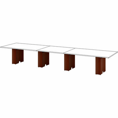Lorell Essentials Modular Conference Tables - 28.5" Height x 23.6" Width x 7.9" Depth - Band Edge - Modular, Eco-friendl