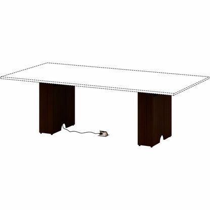 Lorell Essentials Modular Conference Tables - 28.5" Height x 23.6" Width x 7.9" Depth - Band Edge - Modular, Eco-friendl