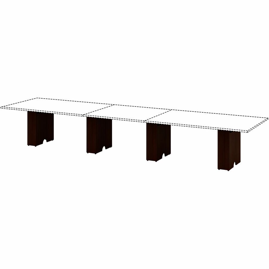 Lorell Essentials Modular Conference Tables - 28.5" Height x 23.6" Width x 7.9" Depth - Band Edge - Modular, Eco-friendl