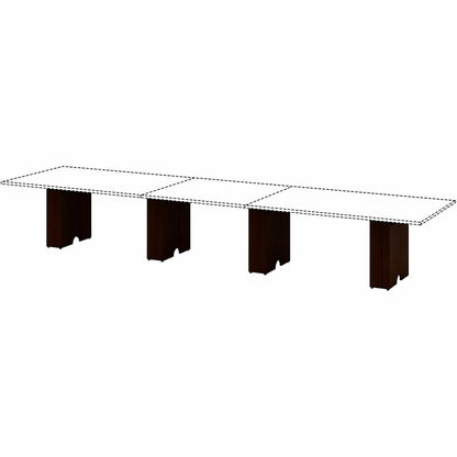 Lorell Essentials Modular Conference Tables - 28.5" Height x 23.6" Width x 7.9" Depth - Band Edge - Modular, Eco-friendl