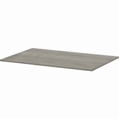 Lorell Essentials Modular Conference Tables - 1" Height x 70.8" Width x 47" Depth - Band Edge - Finish: Weathered Charco