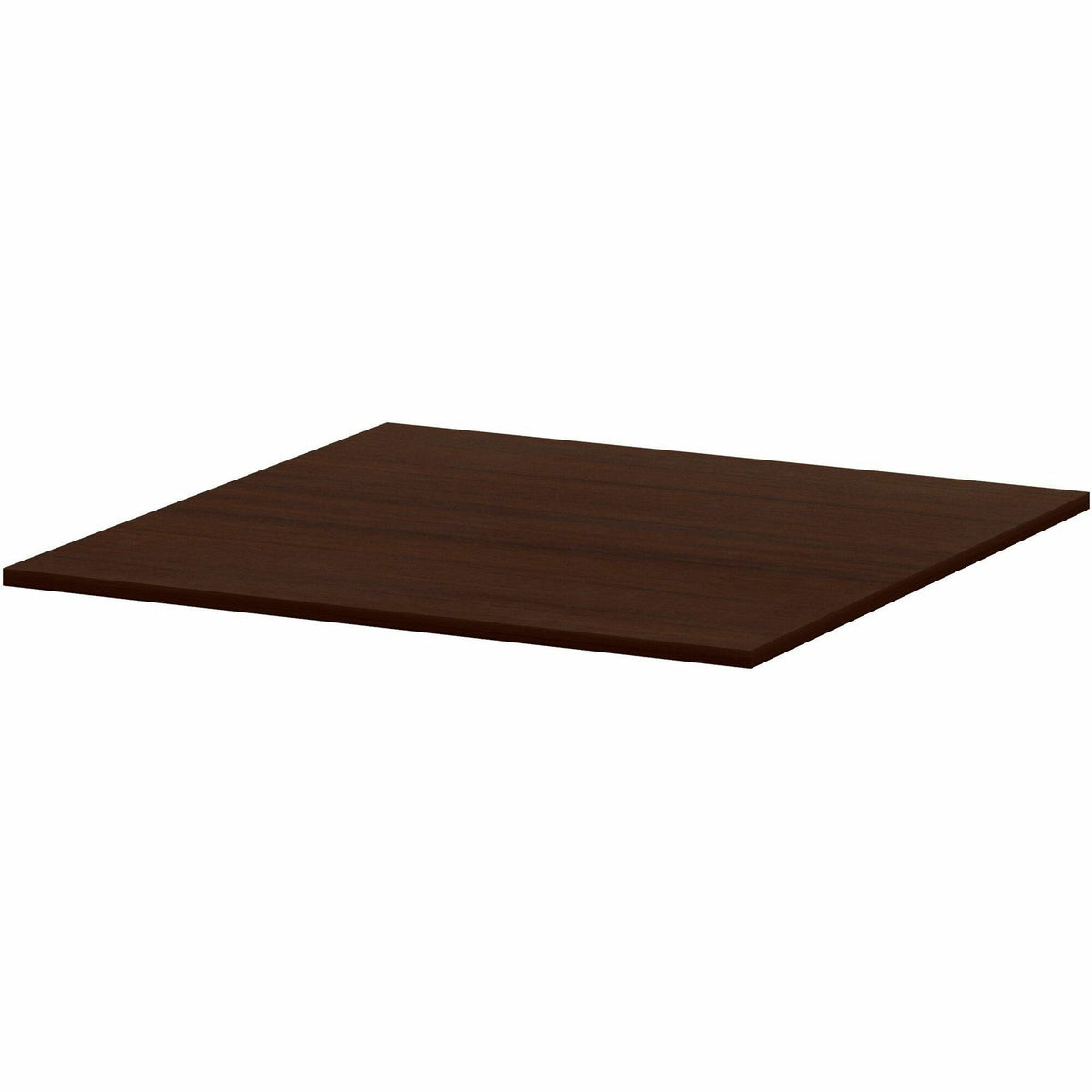 Lorell Essentials Modular Conference Tables - 47" Width x 47" Thickness x 1" Length - Band Edge - Espresso Table Top - M