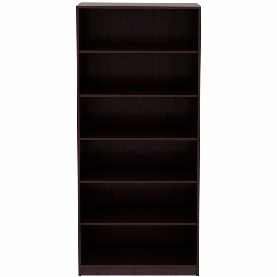 Lorell Laminate Bookcases - 36" Width x 12" Depth x 84" Height - 6 x Shelf(ves) - 1 Each