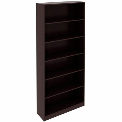Lorell Laminate Bookcases - 36" Width x 12" Depth x 84" Height - 6 x Shelf(ves) - 1 Each