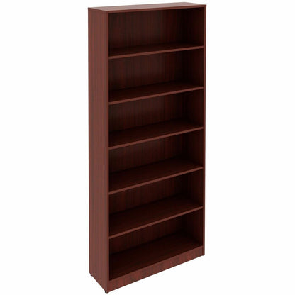 Lorell Laminate Bookcases - 36" Width x 12" Depth x 84" Height - 6 x Shelf(ves) - 1 Each