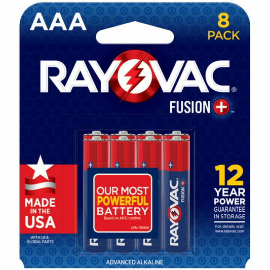 Rayovac Fusion Battery - For Microphone, Video Game Controller, Toy, Headset, Remote Control Aircraft, High Drain Device
