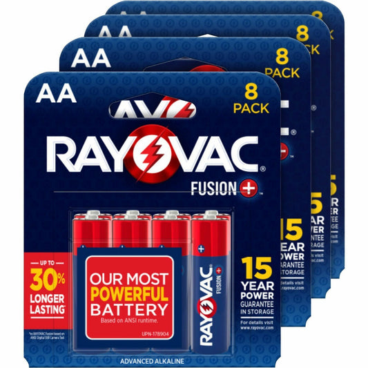 Rayovac Fusion Battery - For Microphone, Toy, Video Game Controller, Headset, Remote Control Aircraft, High Drain Device