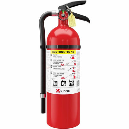 Kidde Pro 5 MP-1 Fire Extinguisher - 5.50 lb Capacity - A: Common Combustibles, B: Flammable Liquids, C: Live Electrical
