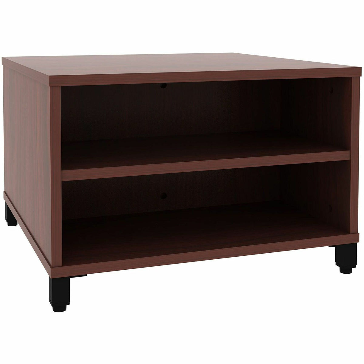 Lorell Reception Table - Height Adjustable - 24" Table Top Width x 24" Table Top Depth - 20" Height - Reception, Storage