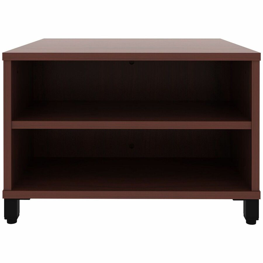 Lorell Reception Table - Height Adjustable - 24" Table Top Width x 24" Table Top Depth - 20" Height - Reception, Storage