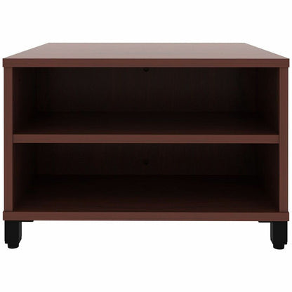Lorell Reception Table - Height Adjustable - 24" Table Top Width x 24" Table Top Depth - 20" Height - Reception, Storage