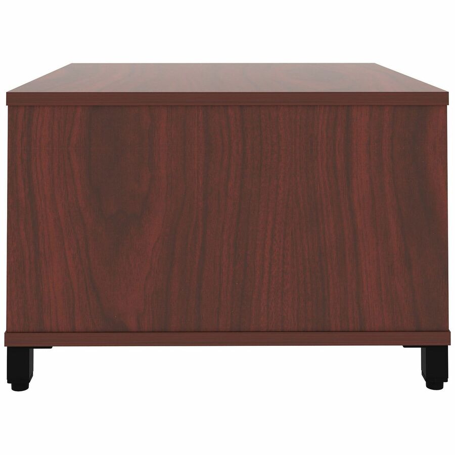 Lorell Reception Table - Height Adjustable - 24" Table Top Width x 24" Table Top Depth - 20" Height - Reception, Storage