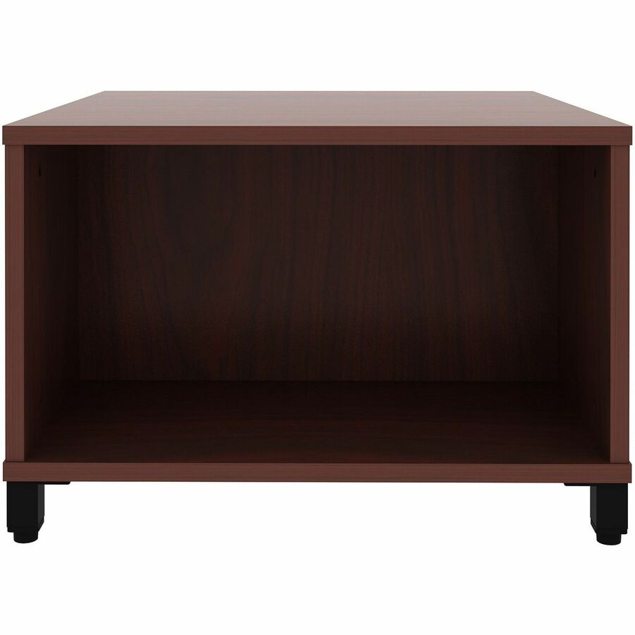 Lorell Reception Table - Height Adjustable - 24" Table Top Width x 24" Table Top Depth - 20" Height - Reception, Storage