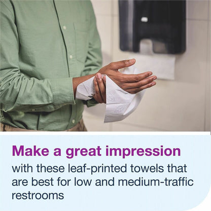 TORK Xpress Compressed Multifold Hand Towel White H2 - 1 Ply - Multifold - 8.30" Width x 9.50" Length - White - Wood Fib