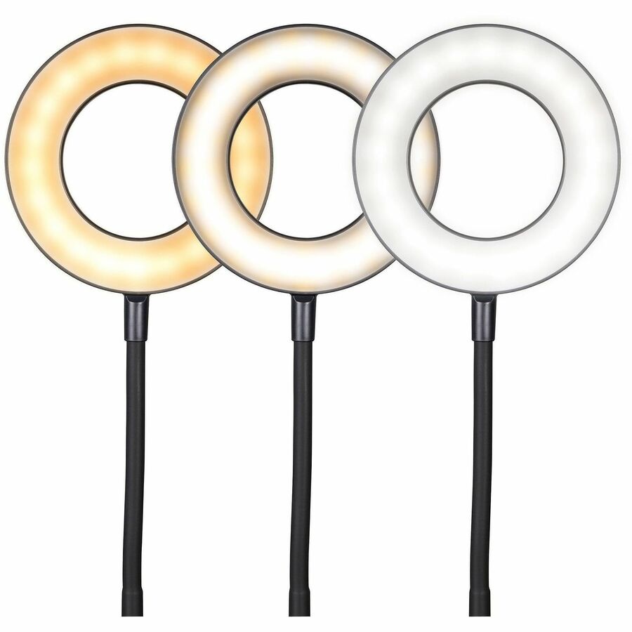 OttLite Vibe Rechargeable LED Ring Desk Lamp - 16.5" Height - LED Bulb