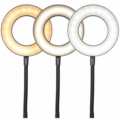 OttLite Vibe Rechargeable LED Ring Desk Lamp - 16.5" Height - LED Bulb