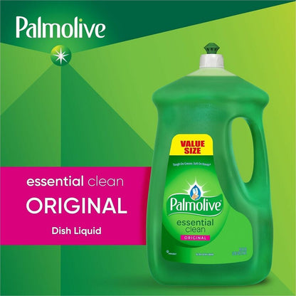 Palmolive Original Dish Liquid - For Multipurpose - Liquid - 90 fl oz (2.8 quart) - Original Scent - 4 / Carton