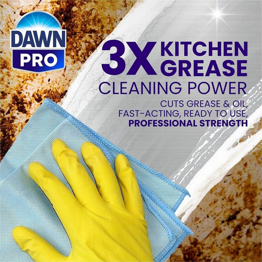 Dawn Pro Kitchen Surface Degreaser - For Multipurpose, Multi Surface - Concentrate - Liquid - 128 fl oz (4 quart) - Fres