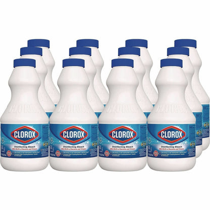Clorox Disinfecting Bleach - For Bathroom, Kitchen, Nonporous Surface, Hard Surface, Laundry, Home, Clothes, Bedding, To
