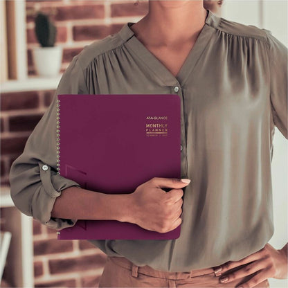 At-A-Glance Contempo Large Monthly Planner - Large - Monthly - 12 Month - January 2027 to December 2027 - 1 Month Double