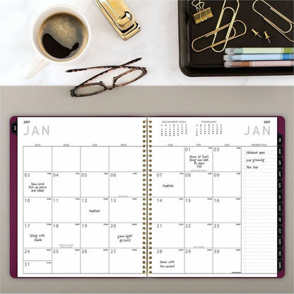 At-A-Glance Contempo Large Monthly Planner - Large - Monthly - 12 Month - January 2027 to December 2027 - 1 Month Double