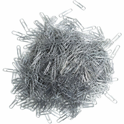 U Brands Paper Clip - Medium - for Office, Paper - Acid-free, Non-magnetic, Durable, Reusable, Non-toxic - Silver - Stee