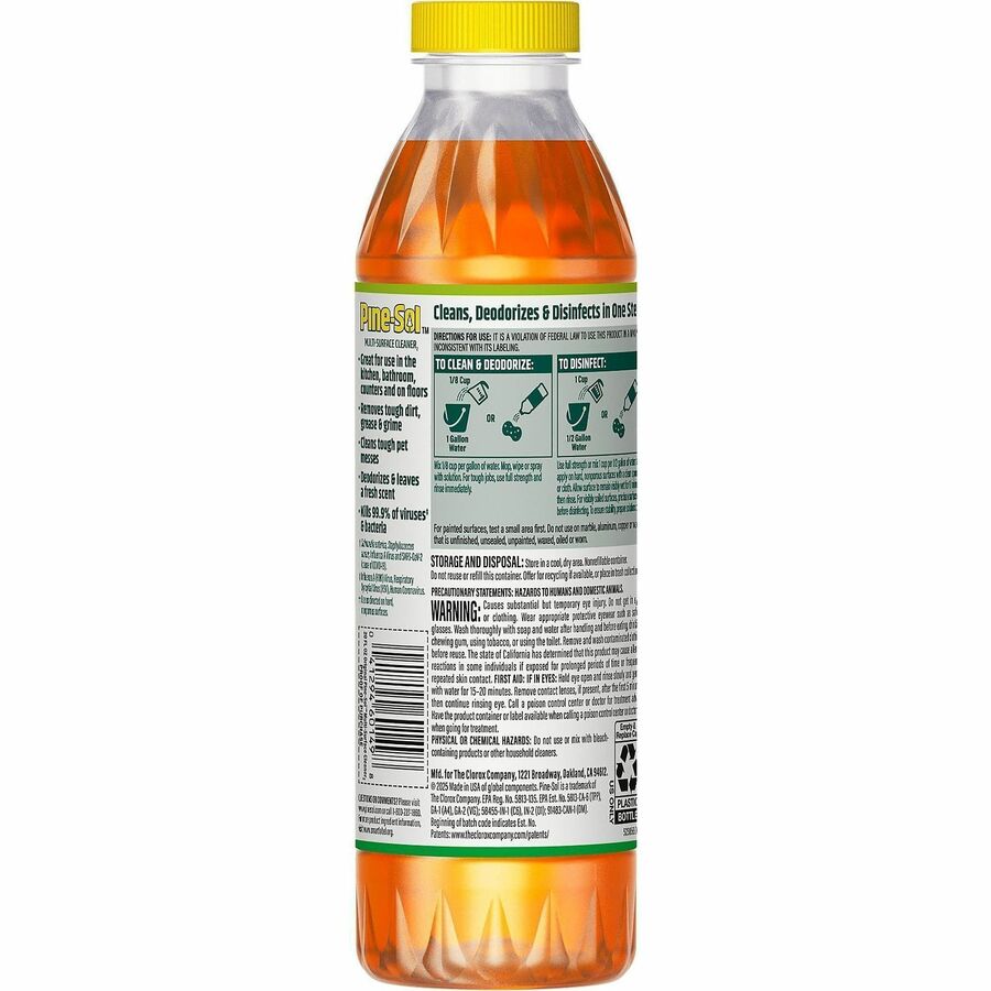 Pine-Sol Pine-Sol Multi-Surface Cleaner - For Multi Surface - Concentrate - 20 fl oz (0.6 quart) - Original, Pine Scent 