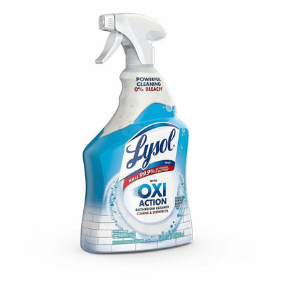 Lysol Hydrogen Peroxide Bathroom Cleaner - For Multi Surface - 32 fl oz (1 quart) - Atlantic Fresh Scent - Residue-free,