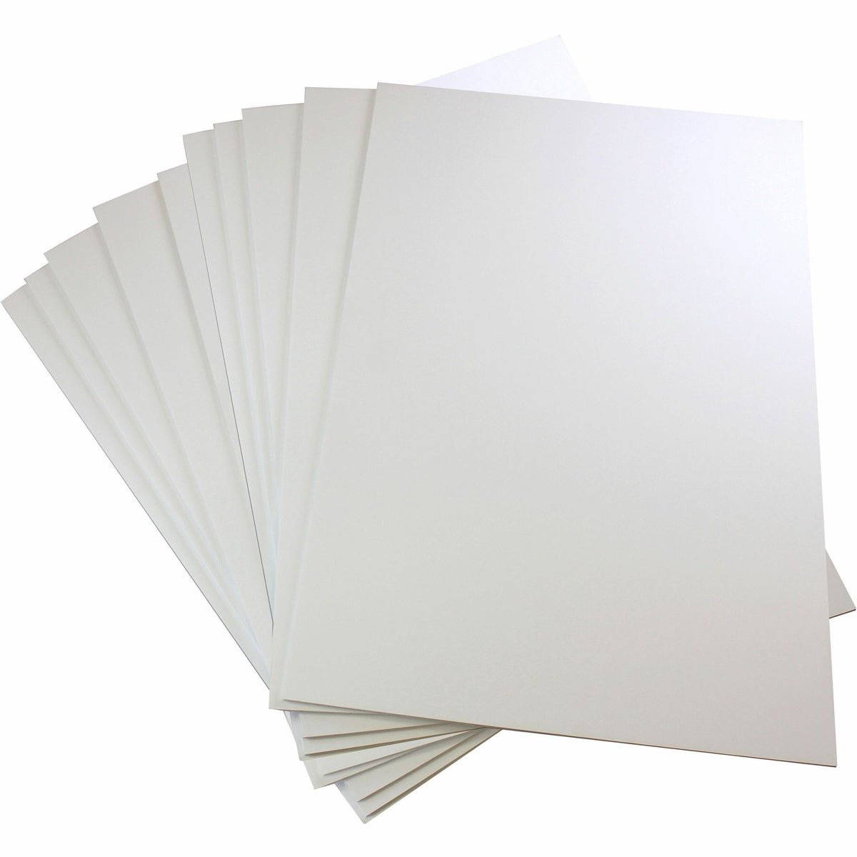 Flipside Pre-Cut Foam Boards - 40" Board Height x 30" Board Width x 0.19" Board Depth - Bright White Foam Board, Polysty