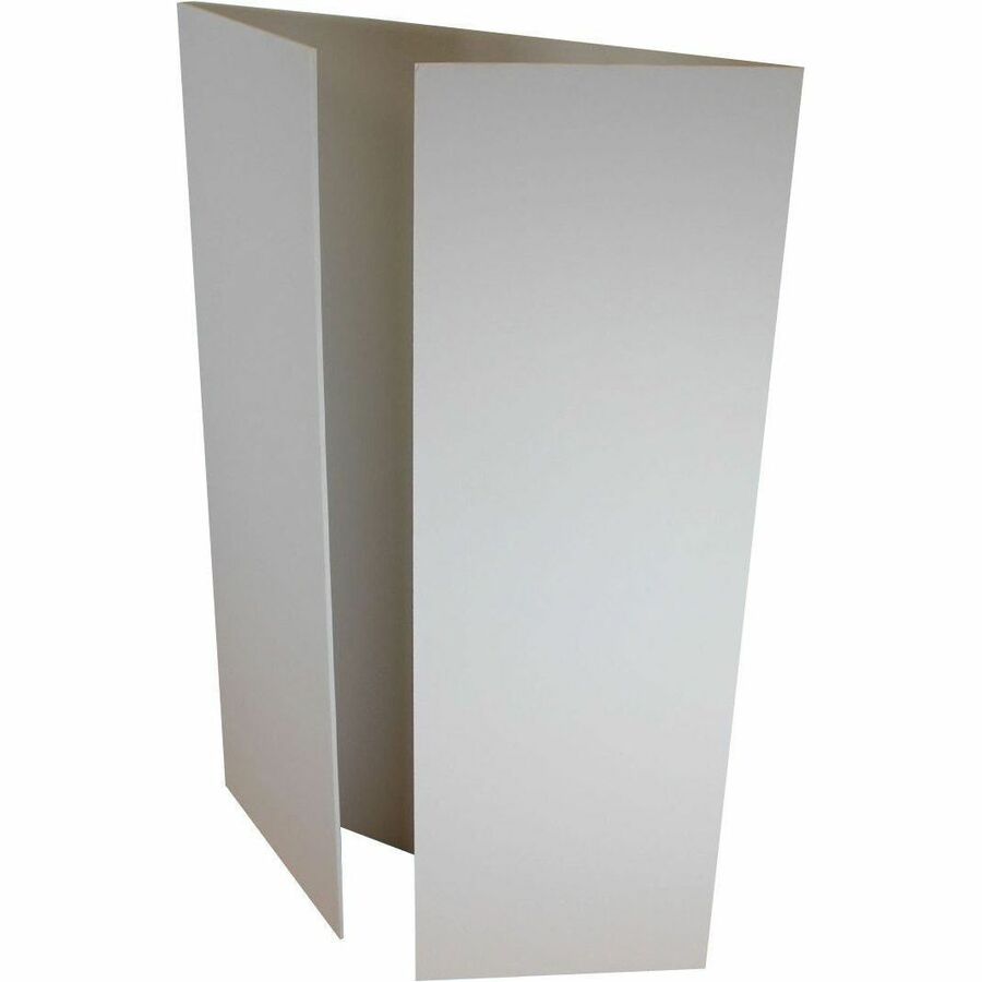 Flipside Foam Project Display Boards - 36" Board Height x 48" Board Width - Bright White Foam Surface - Durable, Smooth 