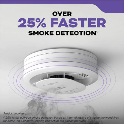 Kidde Combo Carbon Monoxide/Smoke Alarm - 85 dB - Audible, Visual - Surface Mount, Wall Mountable, Ceiling Mountable - R
