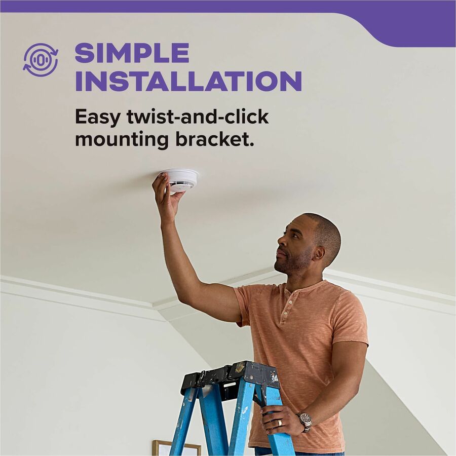 Kidde Combo Carbon Monoxide/Smoke Alarm - 85 dB - Audible, Visual - Surface Mount, Wall Mountable, Ceiling Mountable - R