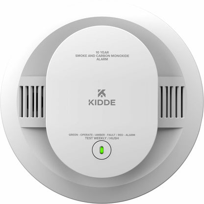 Kidde Combo Carbon Monoxide/Smoke Alarm - 85 dB - Audible, Visual - Surface Mount, Wall Mountable, Ceiling Mountable - R