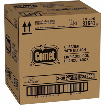 Comet Cleaner w/Bleach - For Multipurpose, Kitchen, Restroom, Trash Can, Multi Surface - Ready-To-Use/Concentrate - Liqu