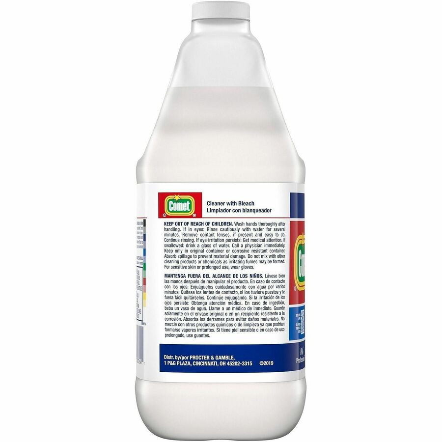 Comet Cleaner w/Bleach - For Multipurpose, Kitchen, Restroom, Trash Can, Multi Surface - Ready-To-Use/Concentrate - Liqu