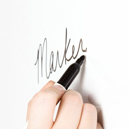 U Brands Floating Frosted-Glass Dry-Erase Board - White Glass Surface - Frameless, Stain Resistant, Ghost Resistant - 1