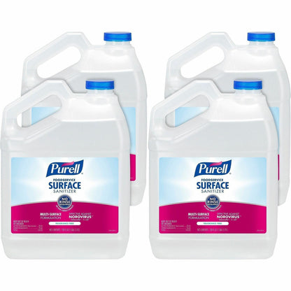 PURELL® Foodservice Surface Sanitizer - For Surface, Multi Surface - Liquid - 128 fl oz (4 quart) - 4 / Carton