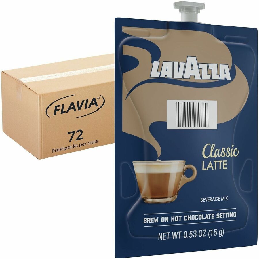 Flavia Freshpack Classic Latte Coffee - Compatible with Flavia Aroma, Flavia Creation 300, FLAVIA Creation 600 - Hot Cof