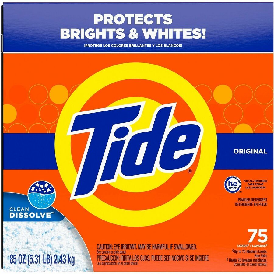 Tide Powder Laundry Detergent - For Clothing, Washing Machine, Fabric - Concentrate - Powder - 95 oz (5.94 lb) - Origina