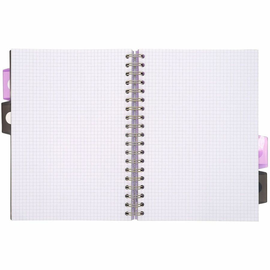 Pukka Pads Rochelle & Jess Notebook - 5 Subject(s) - 100 Sheets - Quad Ruled Front Ruling - Ruled Margin - 80 g/m² Gramm