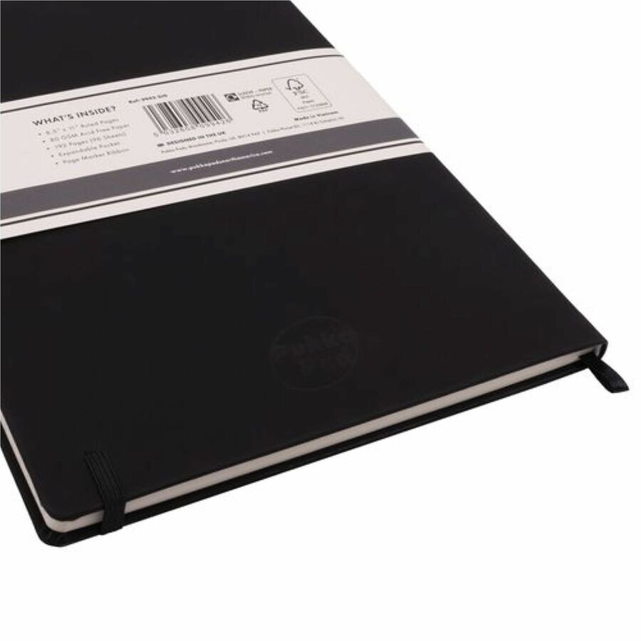 Pukka Pads Signature Notebook - 1 Subject(s) - 96 Sheets - 192 Pages - Casebound/Sewn - College Ruled Front Ruling - Rul