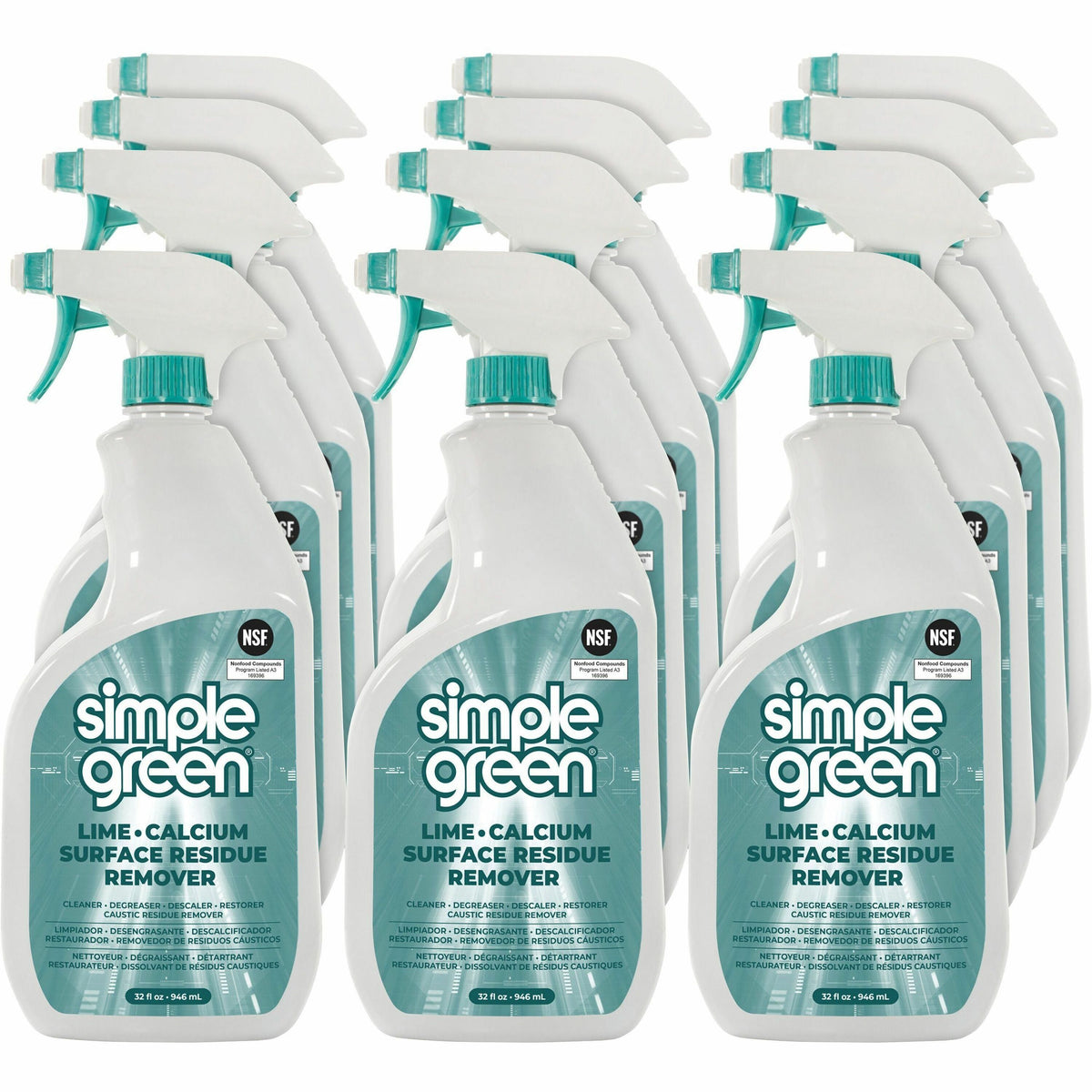 Simple Green Lime-Calcium-Surface Residue Remover - For Multi Surface, Multipurpose - 32 fl oz (1 quart) - Wintergreen S