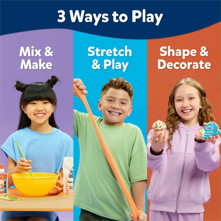 Elmer's Stretch 'N Create Dough Kit - Shaping, Art, Craft, Decoration - 9 Piece(s) - Snack Shack - 1 Box