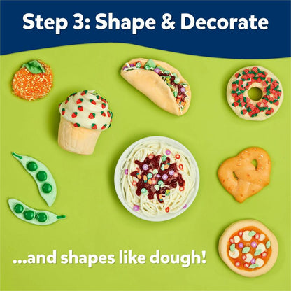 Elmer's Stretch 'N Create Dough Kit - Shaping, Art, Craft, Decoration - 9 Piece(s) - Snack Shack - 1 Box