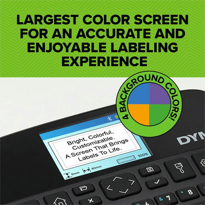 Dymo LabelManager Executive 640 CB Kits - Thermal Transfer - 0.79 in/s Mono - Tape - 0.24" , 0.35" , 0.47" , 0.75" , 0.9