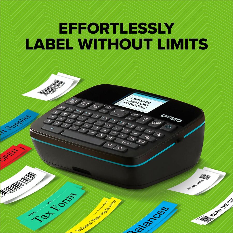 Dymo LabelManager Executive 640 CB Kits - Thermal Transfer - 0.79 in/s Mono - Tape - 0.24" , 0.35" , 0.47" , 0.75" , 0.9