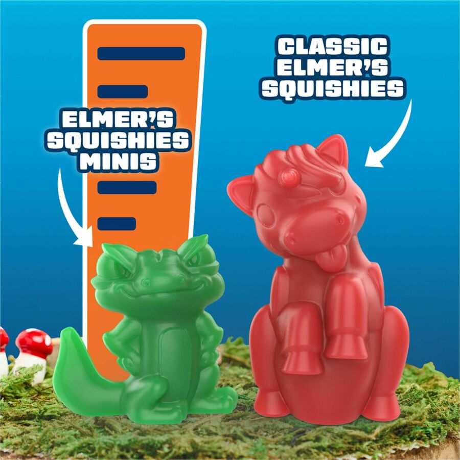 Elmer's Squishies Mini Mix and Match - Toy, Fun and Learning - Recommended For 6+ Year - Assorted - 1 Box