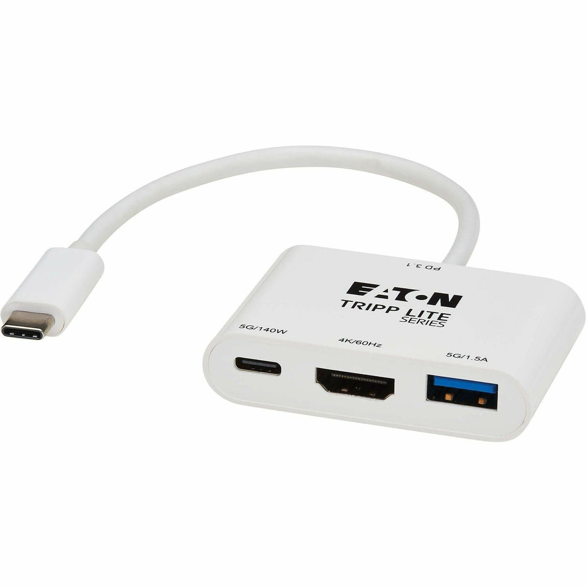 Tripp Lite series U444-06N-H4U-C3 HDMI/USB/USB-C Audio/Video Adapter - 1 x USB 3.2 (Gen 1) Type C - Male - 1 x HDMI Digi
