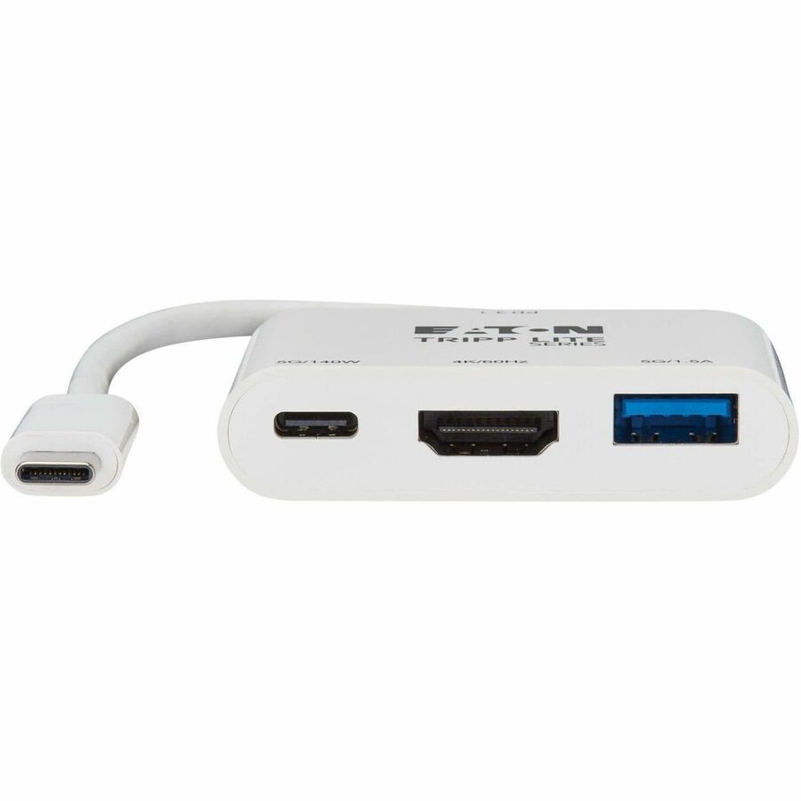 Tripp Lite series U444-06N-H4U-C3 HDMI/USB/USB-C Audio/Video Adapter - 1 x USB 3.2 (Gen 1) Type C - Male - 1 x HDMI Digi